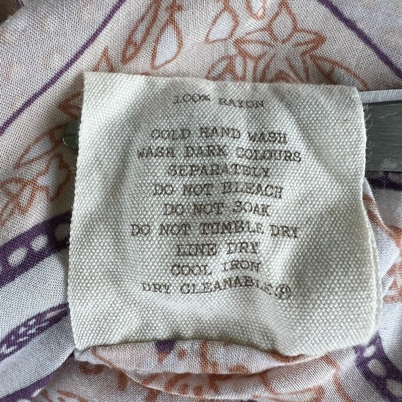 Spell Xanadu Mini Play Dress Gold Dust XS Peacocks Boho Ruffle GUC - Picture 16 of 16